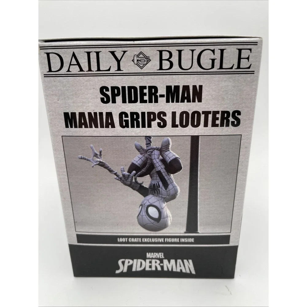 Q-Fig ~ Marvel ~ Daily Bugle Spider-Man Web Slinger~ Loot Crate‎ Exclusive